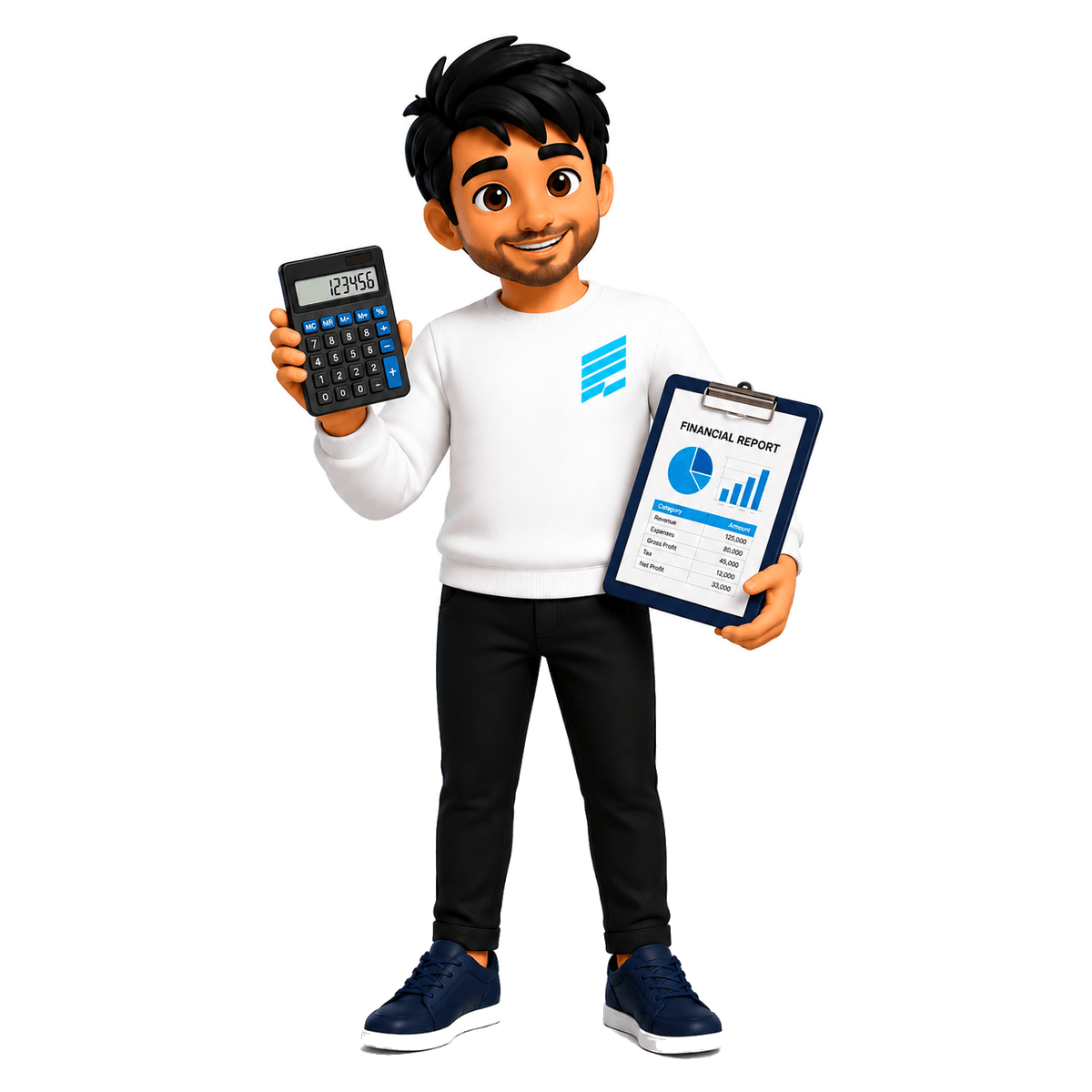 Multisolution mascot for Accounting Services